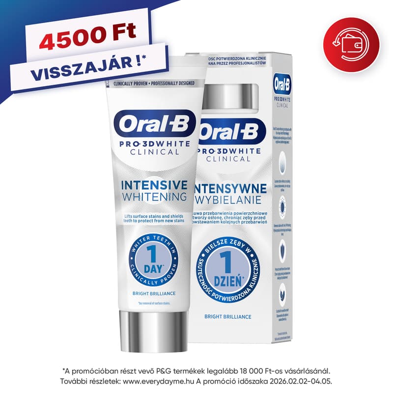 Oral-B TPaste 3D White Clinical 75ML