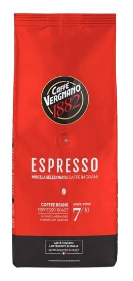Caffé Vergnano Espresso pörkölt, szemes kávékeverék