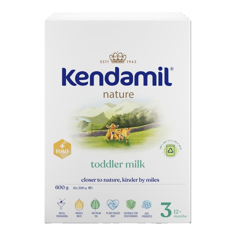 Kendamil NATURE BOX 3 HMO+ tehéntej alapú ital kisgyermekek részére 12 hónapos kortól (600 g)