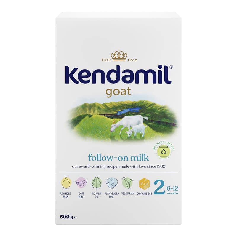 Kendamil BOX 2 kecsketej alapú anyatej-kiegészítő tápszer 6 hónapos kortól