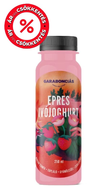 Alföldi Garabonciás strawberry drinking yogurt