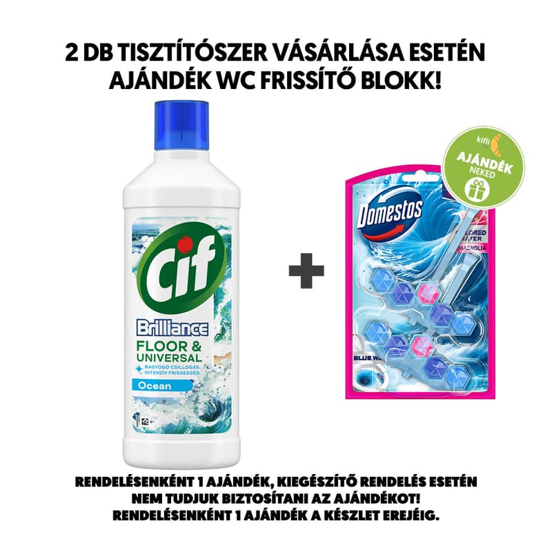 Cif Brillance Ocean folyékony tisztítószer padlóra és mosható felületekre, 1100 ml