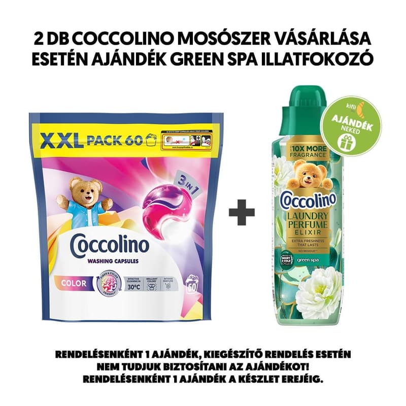 Coccolino Color 3in1 Washing Capsules 60 Washes
