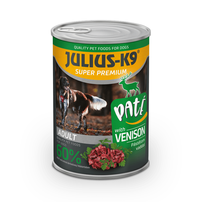 Julius-K9 complete pâté for dogs, game