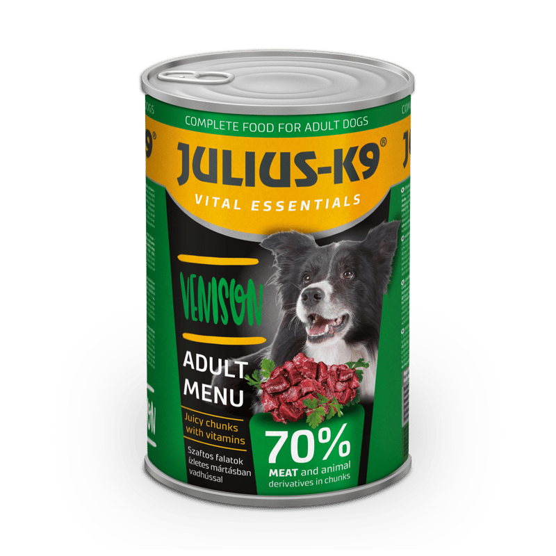 Julius-K9 complete wet food for dogs, game