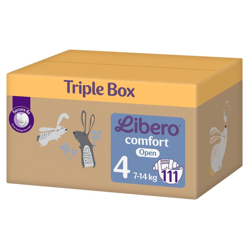 Libero Comfort 4 TRIPLE BOX pelenka 7-14 kg (4-es méret)