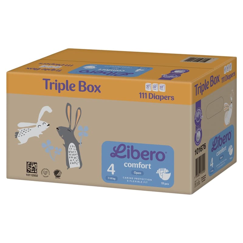 Libero Comfort 4 TRIPLE BOX pelenka 7-14 kg (4-es méret)