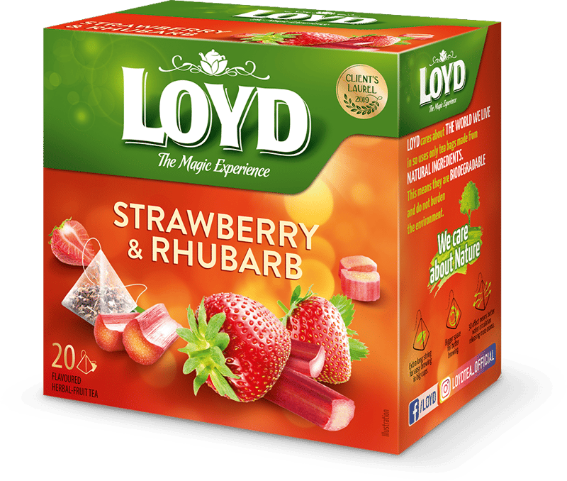 Loyd Piramid tea Strawberry-Rhubarb