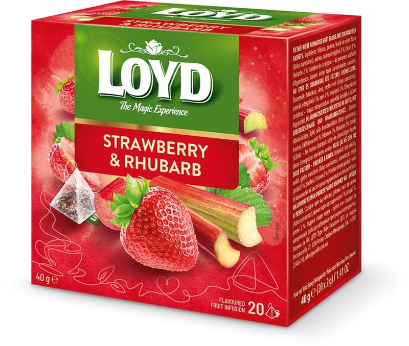 Loyd Piramid tea Strawberry-Rhubarb