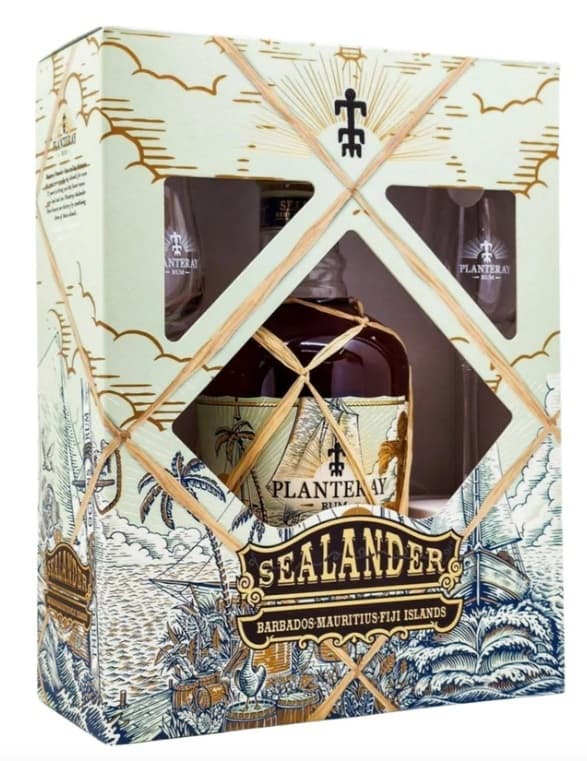 Planteray Sealander rum 2 pohárral 40%