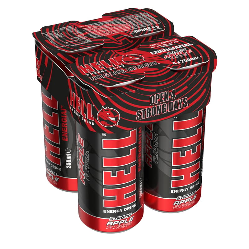 HELL STRONG APPLE multipack (4 x 250 ml)