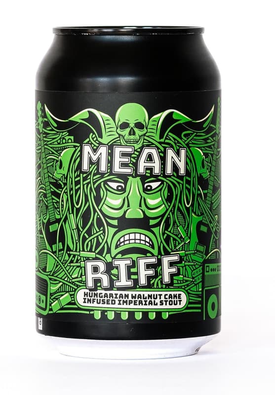 Mad Scientist - Mean Riff - Imperial Stout Dióval, Kakaóval és Vaníliával 12,1%