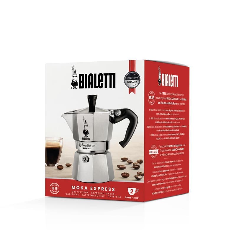 Bialetti Moka Express coffee maker - 2 cups