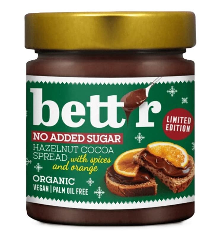 Bett'r BIO Földimogyoró-kakaós fűszeres krém