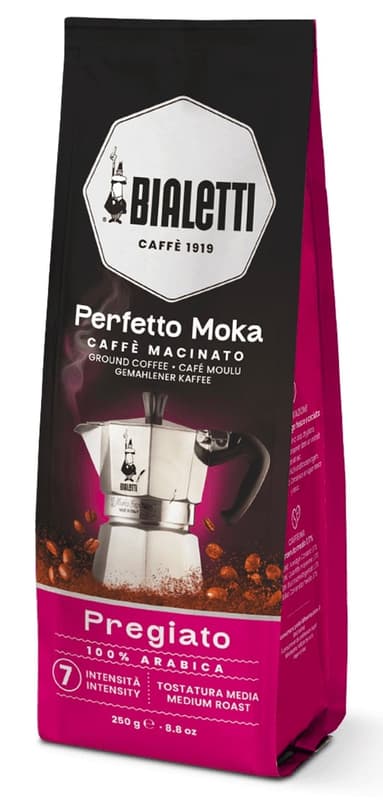 Bialetti Perfetto Moka Pregiato ground coffee