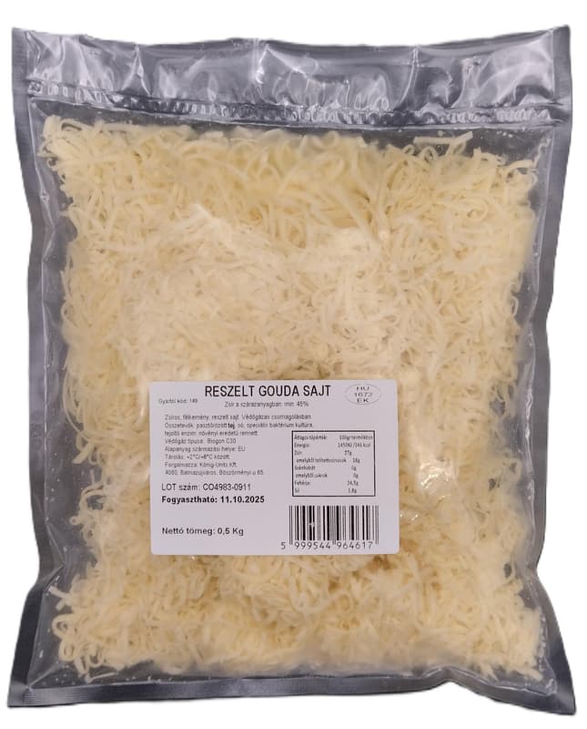 Reszelt Gouda sajt