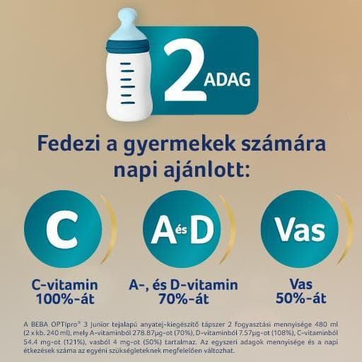 BEBA Optipro 3 Junior milk-based infant formula