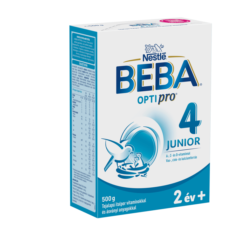 BEBA Optipro 4 Junior milk-based powder with vitamins and minerals