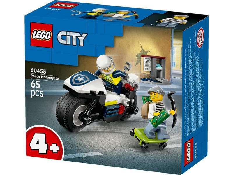 LEGO City 60455 Üldözés rendőrségi motorkerékpárral
