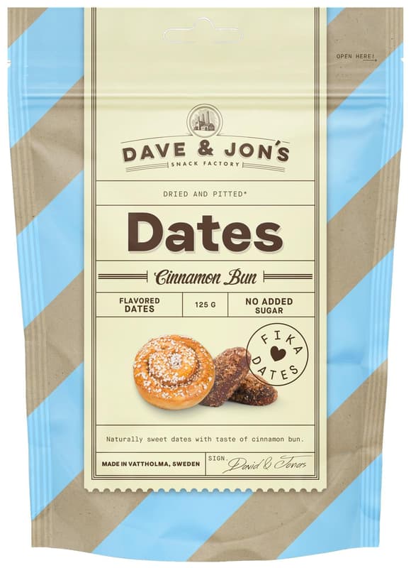Dave & Jon's Dates Cinnamon Bun
