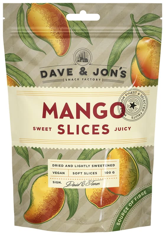 Dave & Jon's Mango Slices Sweet Juicy