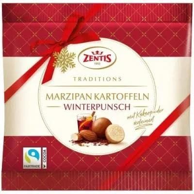 Zentis marzipan potatoes with Winter Punch flavor