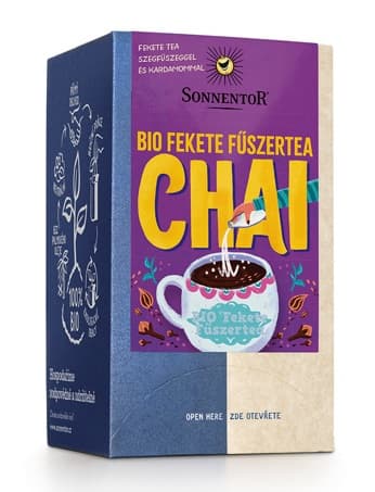 Sonnentor BIO filteres Fekete Fűszertea Chai