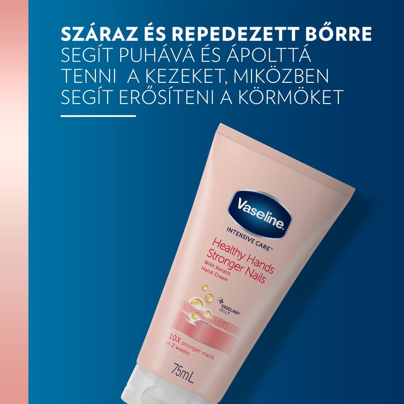 Vaseline Hand & Nails Hand Cream with Keratin 75 ml