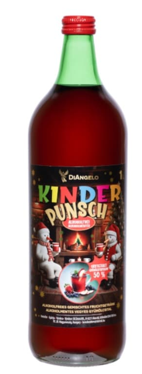 Di Angelo Kinder Puncs alkoholmentes vegyes gyümölcsital (50% gyümölcstartalommal)