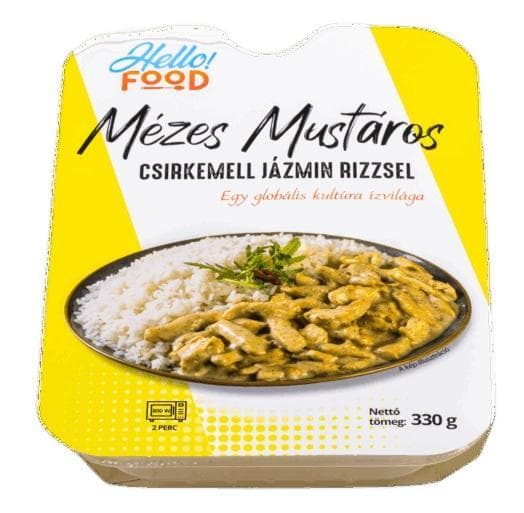 Hello Food Mézes Mustáros csirkemell jázmin rizzsel