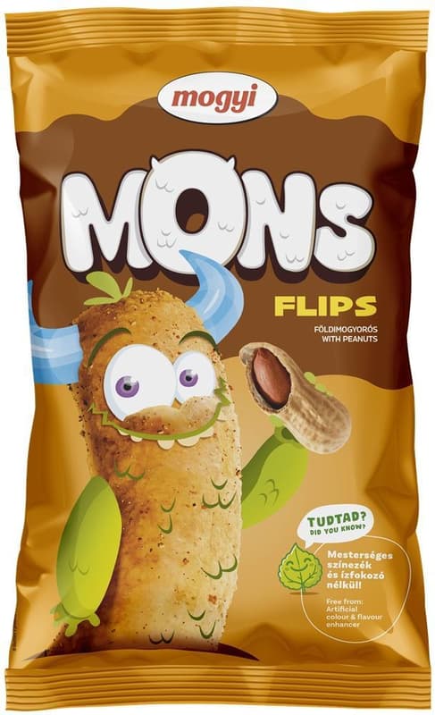 Mogyi Mons Flips cheese flavoured 40g