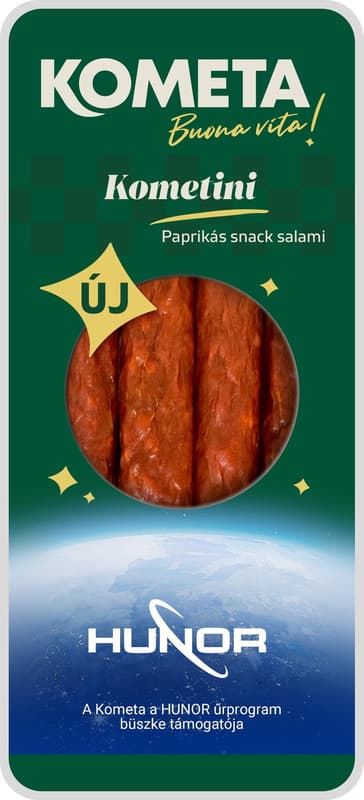 KOMETA Kometini paprikás snack szalámi