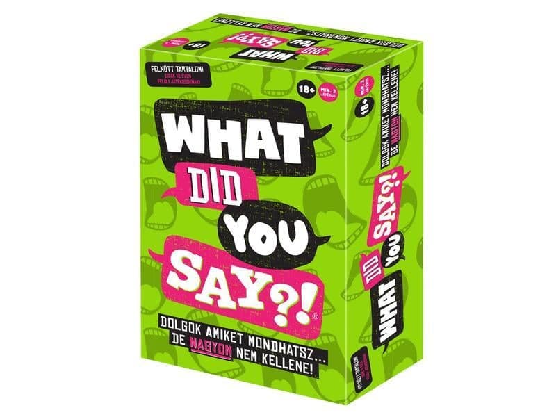 What did you say?