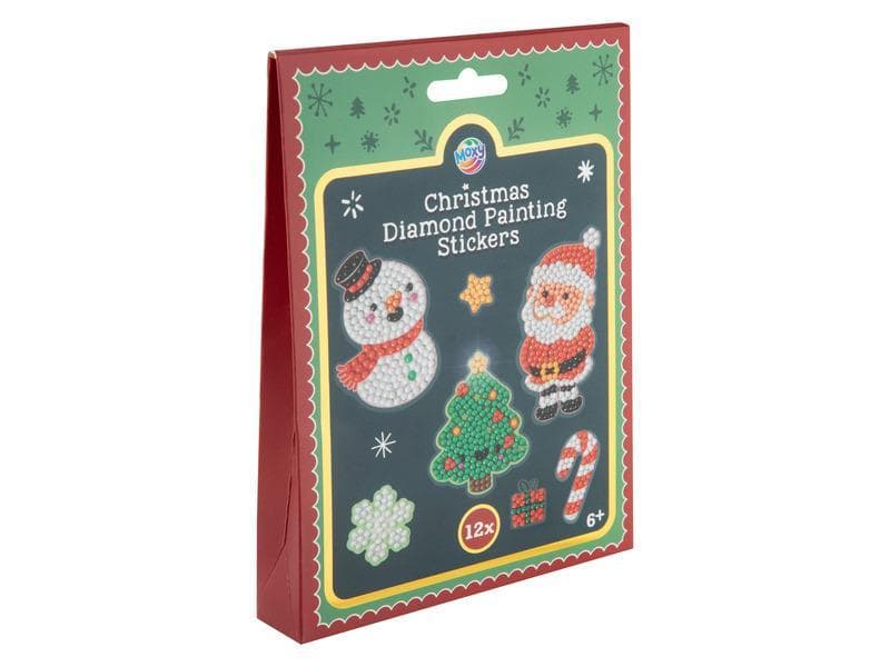 XMAS Diamond Painting Stickers 12 pcs