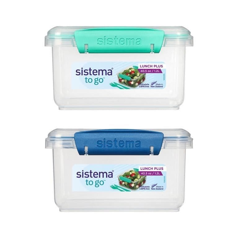 Sistema TO GO Food Storage Box with Cutlery