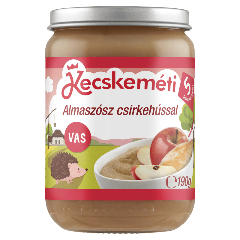 Kecskeméti Apple Sauce with Chicken, from 5 months