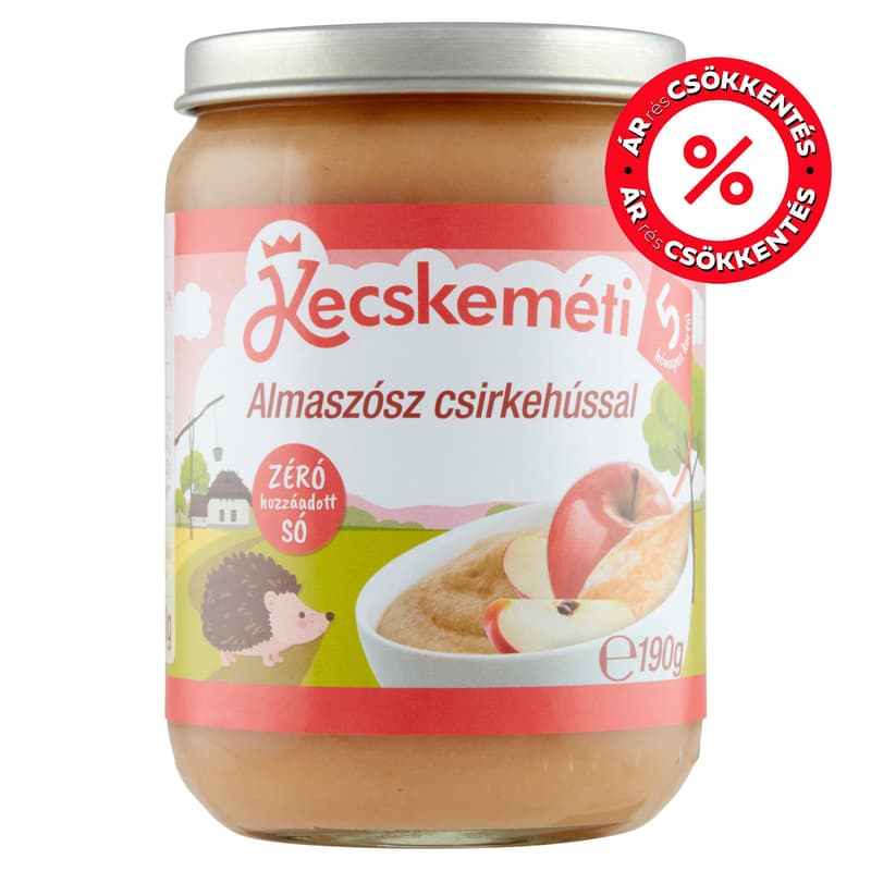 Kecskeméti Apple Sauce with Chicken, from 5 months