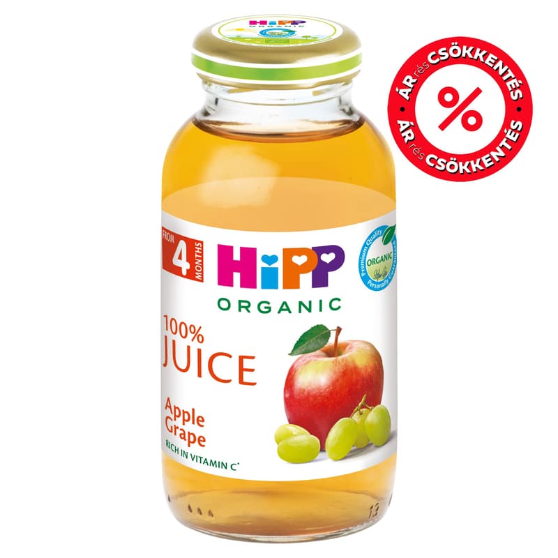 HiPP Apple-Grape Juice, from 4 months
