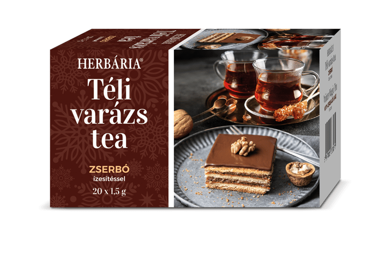 Herbária Winter Magic tea - Zserbó flavored fruit tea, in tea bags