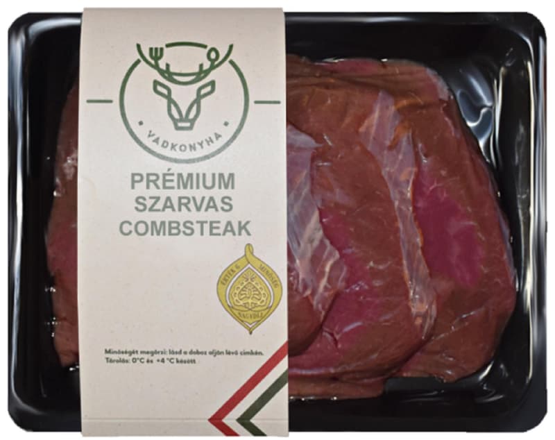 Red deer thigh steak