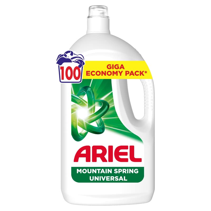 Ariel Folyékony Mosószer Mountain Spring 100 mosáshoz, 4.5 l