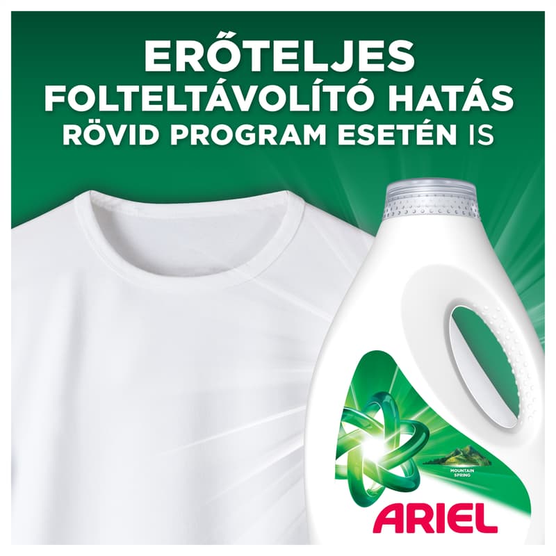 Ariel Folyékony Mosószer Mountain Spring 100 mosáshoz, 4.5 l
