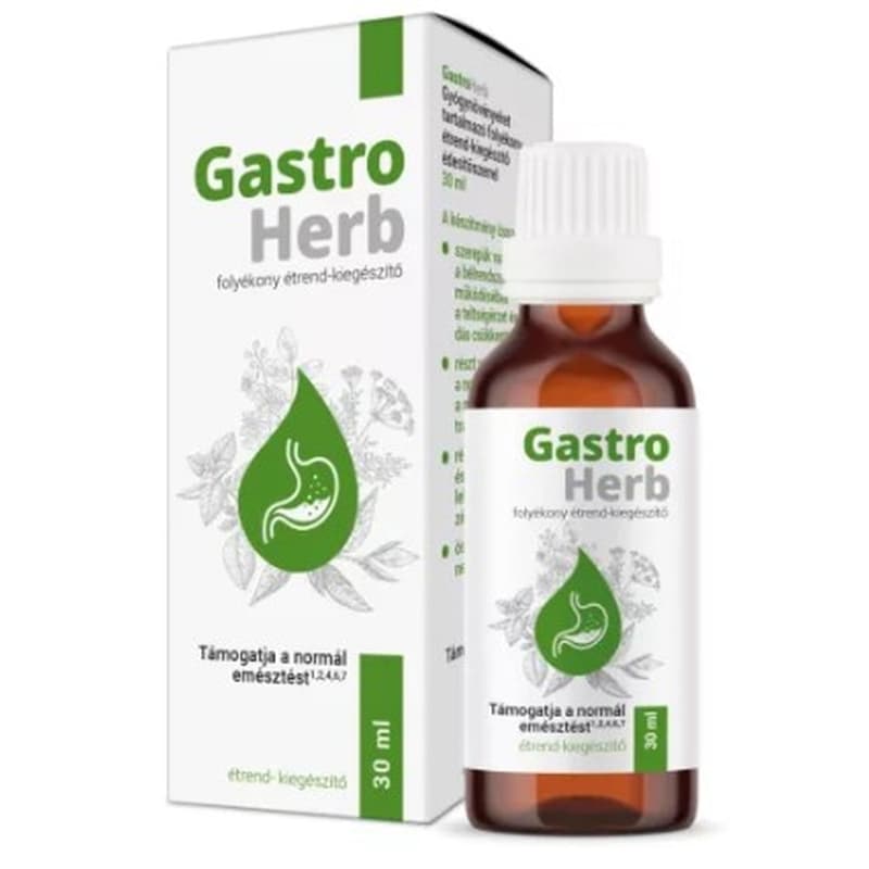 GastroHerb étrendkiegészítő folyadék 30ml