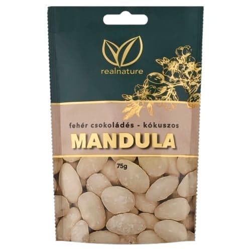 Real Nature Coconut-White Chocolate Almonds 75 g