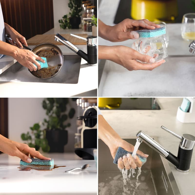 Vileda Pro Clean midfoam scourer 2+1x