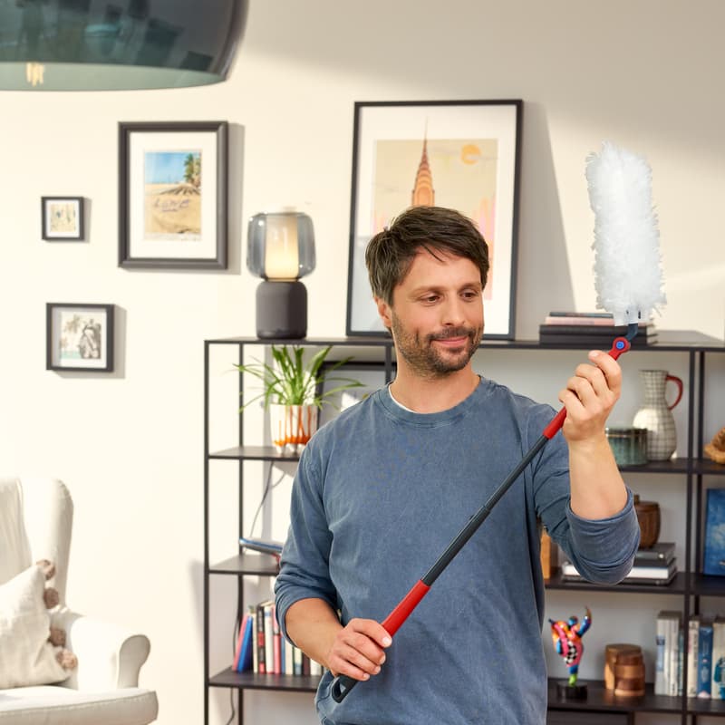 Vileda Flex&Catch long handle duster kit