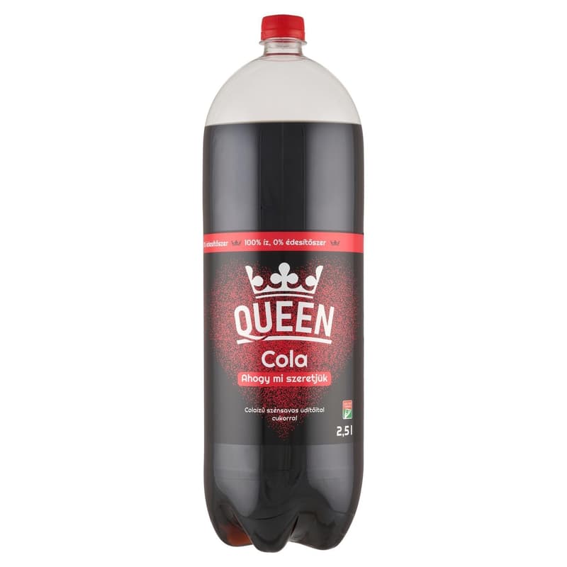 Queen Cola carbonated soft drink