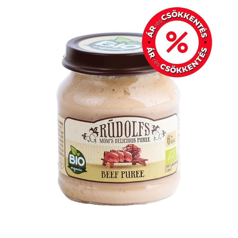 Rudolfs-Bio beef puree 6 months/120 g