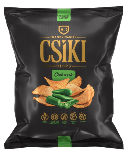 Csíki Chips Chili verde