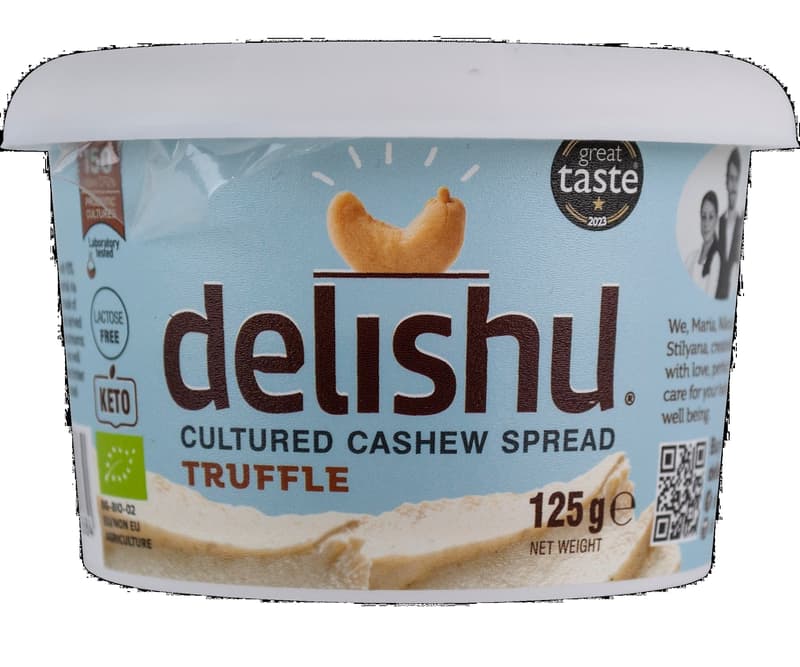 Delishu Fermented Cashew based Sandwich Cream with Truffles